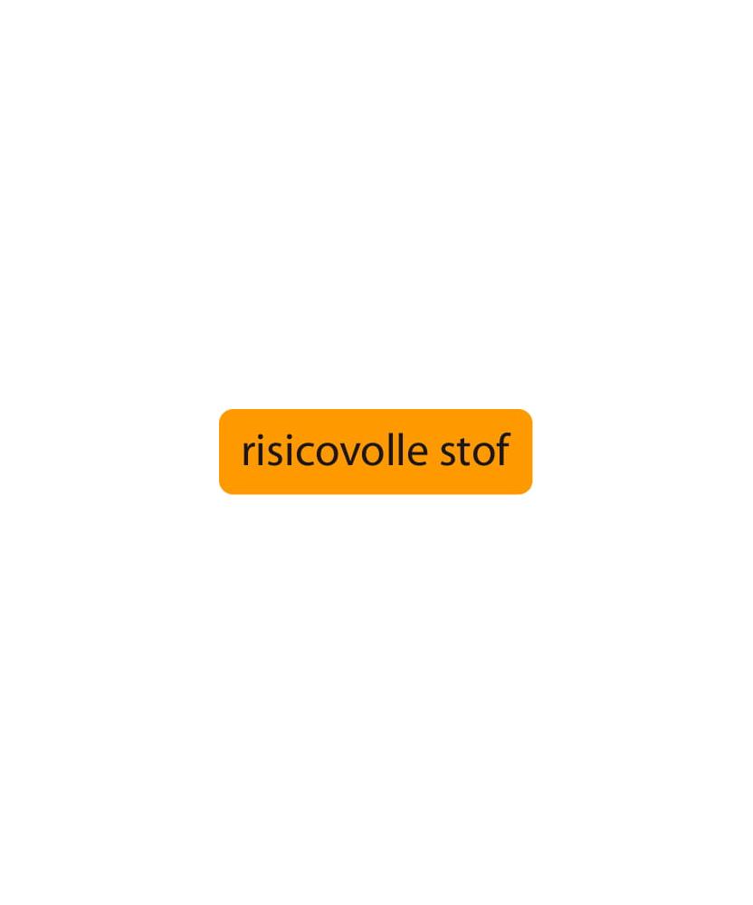 Strooketiket risicovolle stof 44 x 11 mm