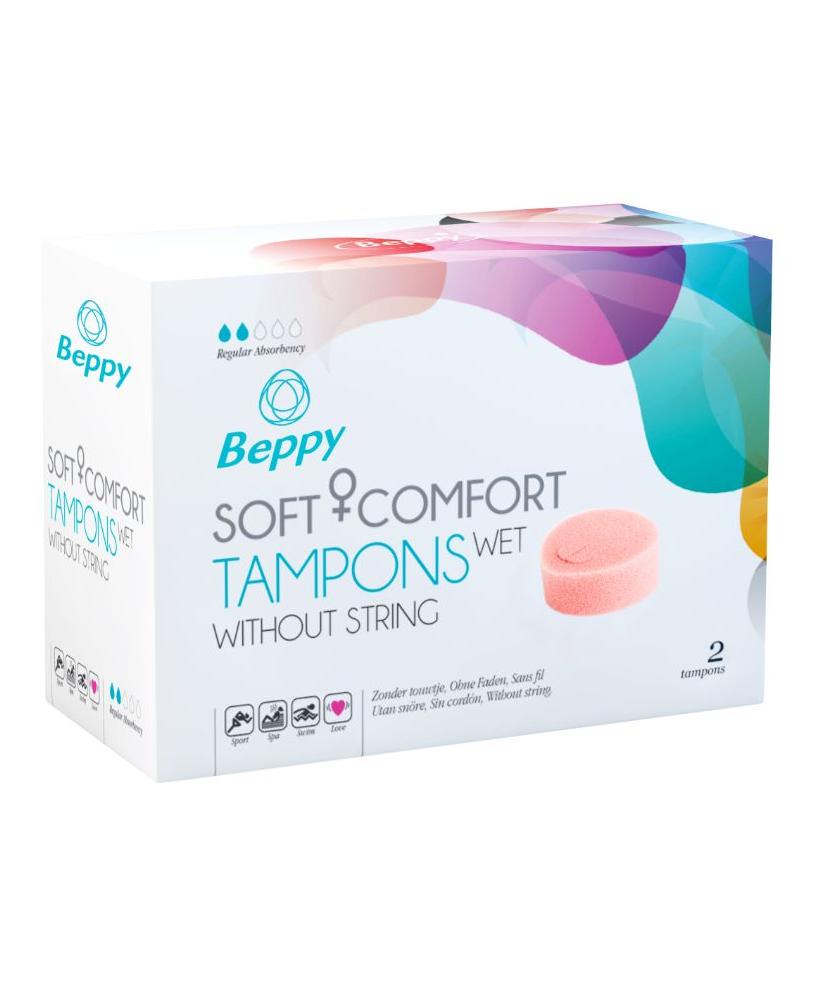 Soft+ comfort tampons wet