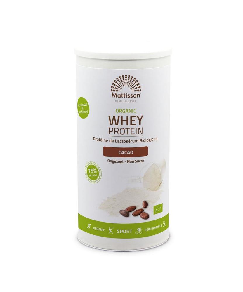 Wei whey proteine cacao 75% bio