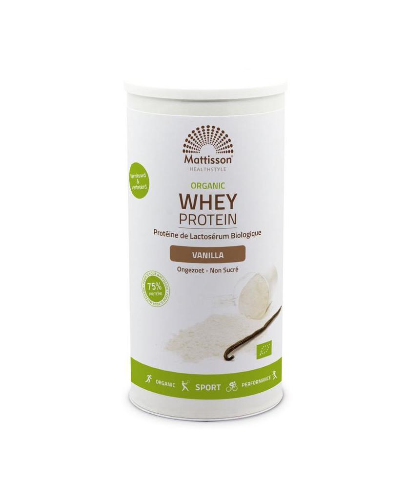 Wei whey proteine vanille 80% bio