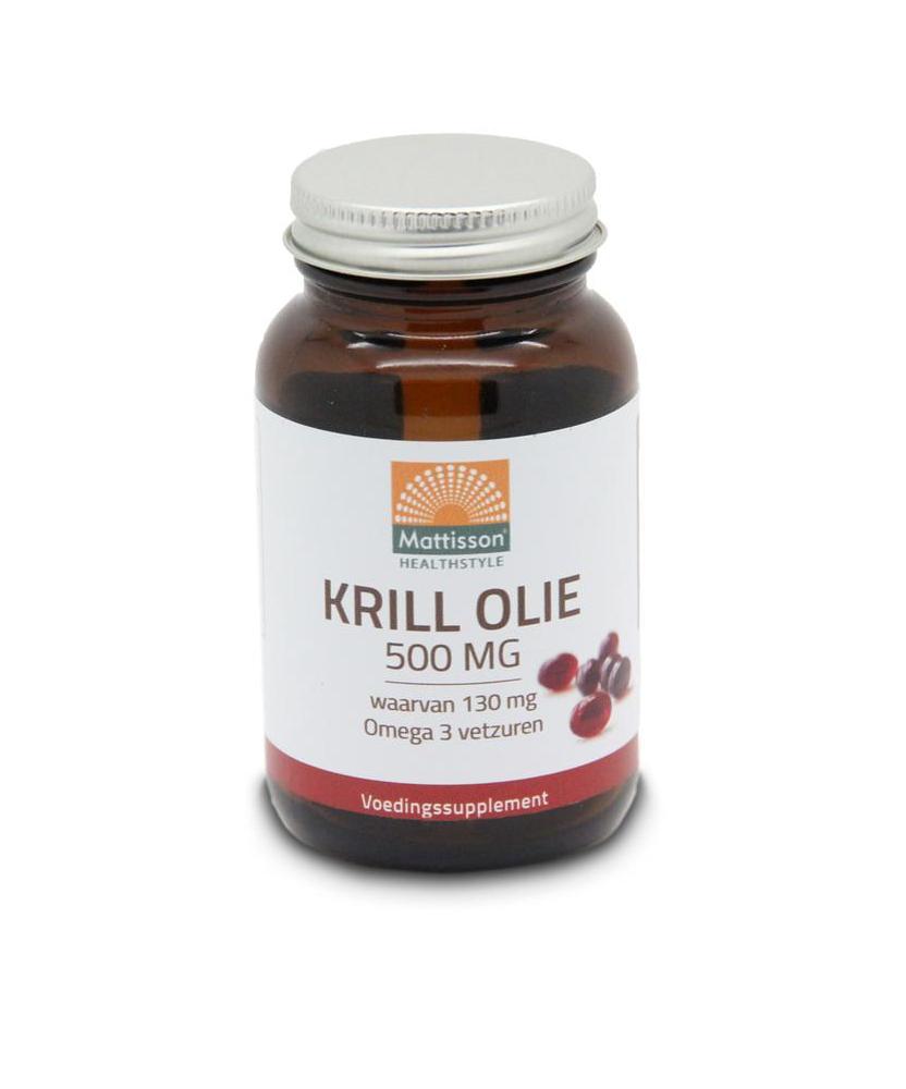 Krill olie omega 3 500 mg