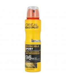 Men expert deodorant spray invincible sport
