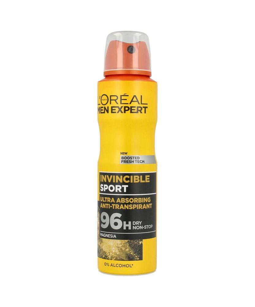 Men expert deodorant spray invincible sport