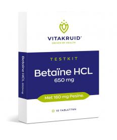 Betaine HCL 650 mg & pepsine 160 mg testkit