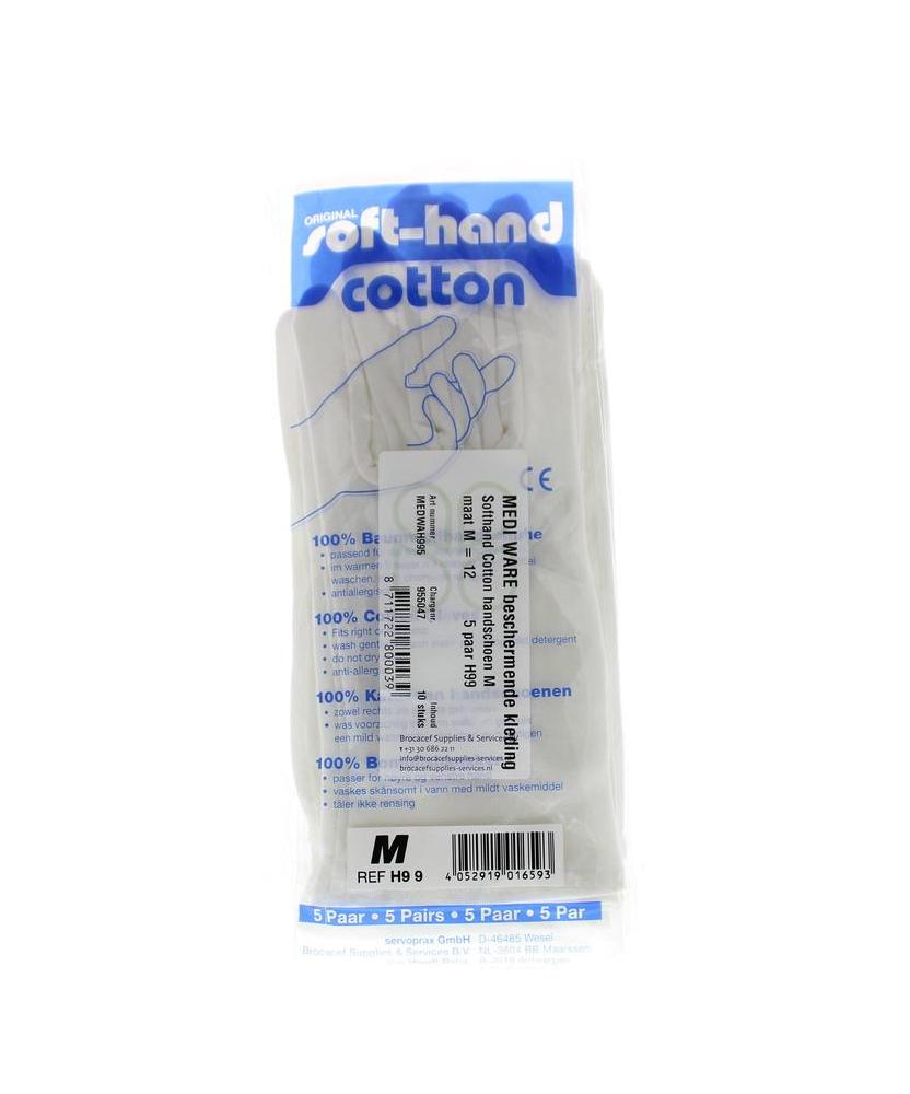 Verbandhandschoen soft cotton M 12