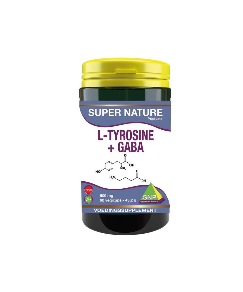 L-Tyrosine + GABA 600 mg puur