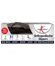 Orthopedische slippers 35-36 zwart