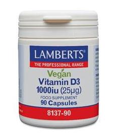 Vitamine D3 1000IE 25 mcg vegan