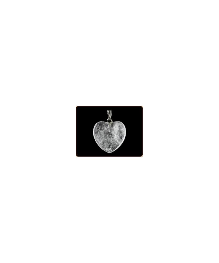 Hanger hart 20 mm bergkristal