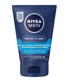 Men deep clean face wash
