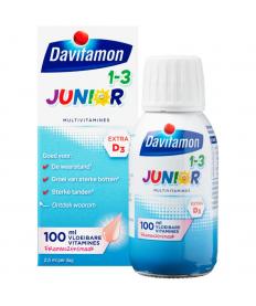 Junior 1+ vloeibare vitamines framboos