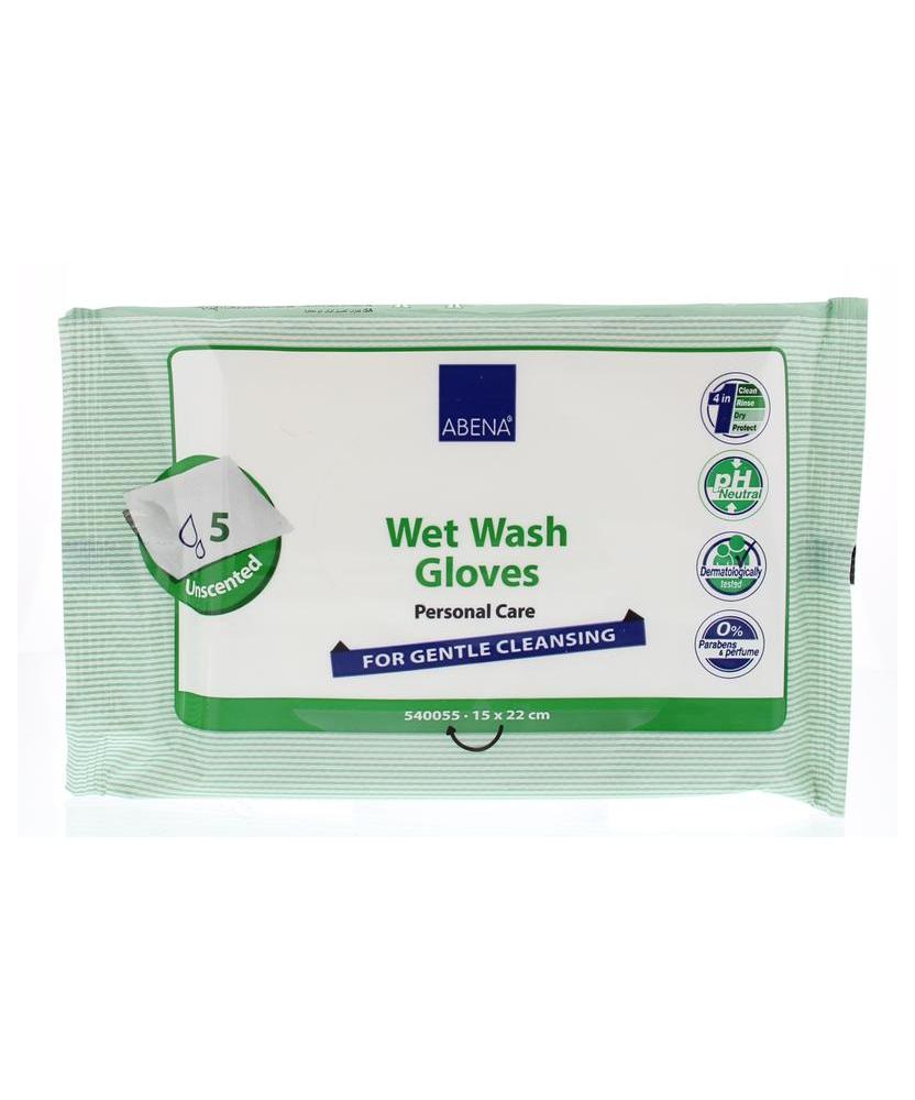 Wet wash washandjes verzorgend