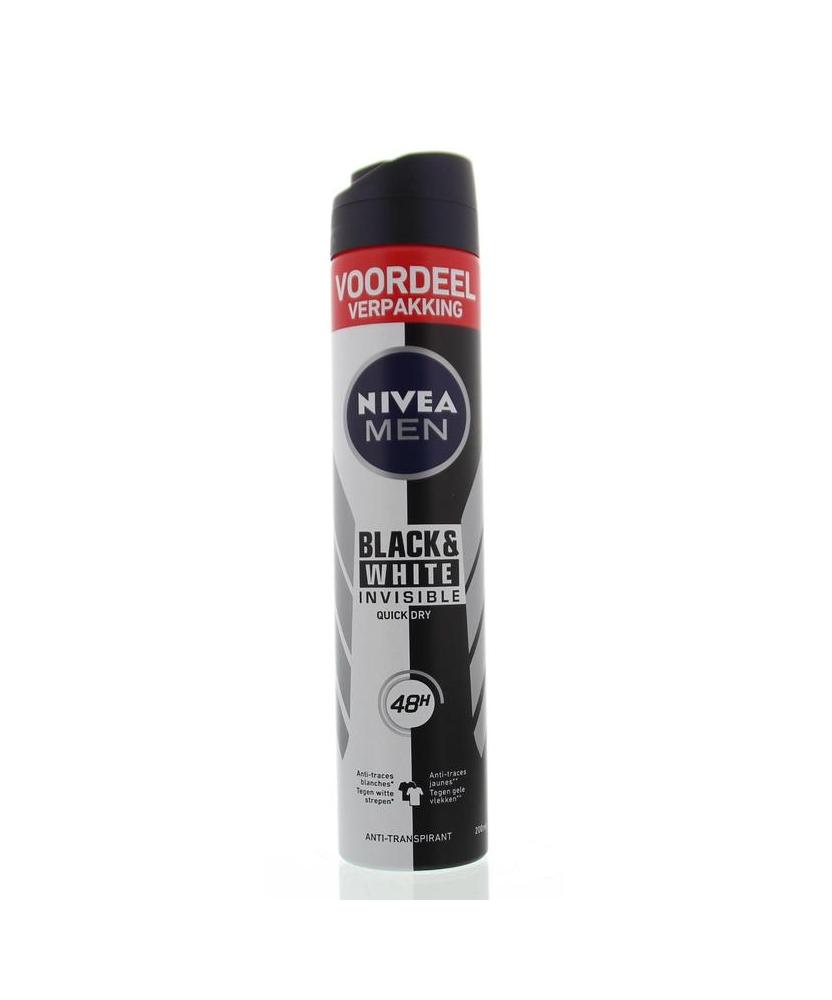 Men deodorant black & white XL spray