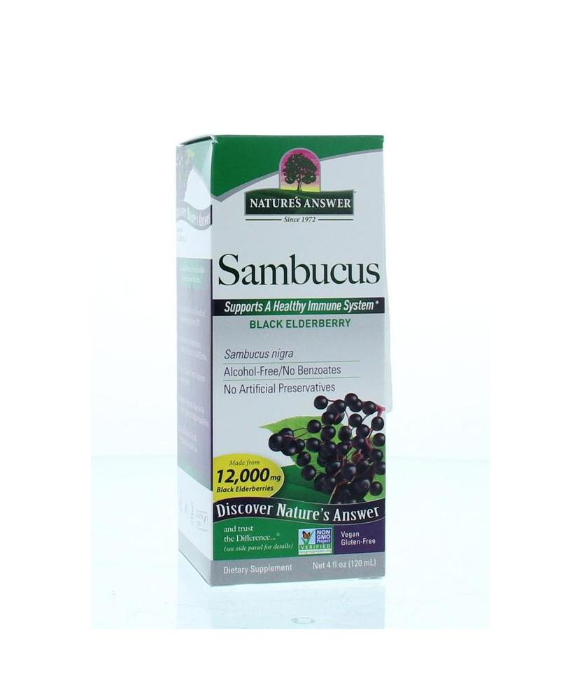 Sambucus vlierbessen extract alcoholvrij