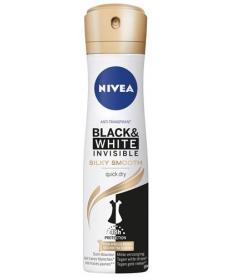 Deodorant black & white silky smooth spray