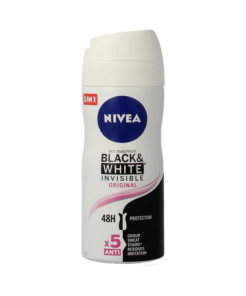 Deodorant black & white clear spray