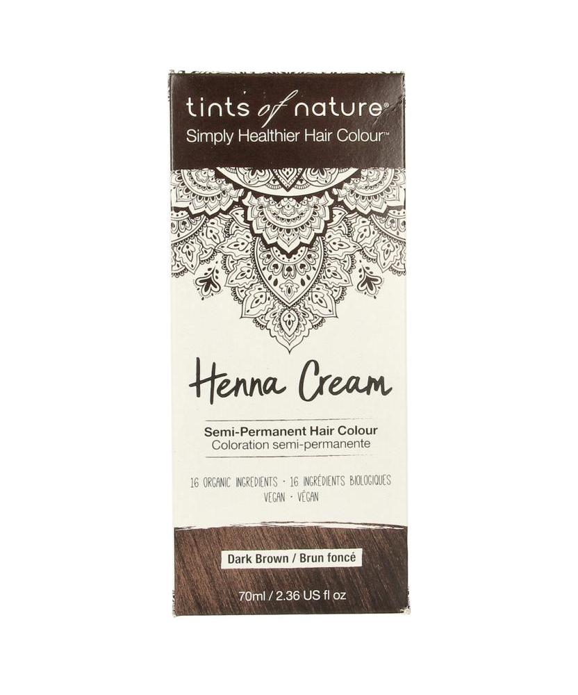 Henna cream dark brown semi permanent