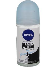 Deodorant roller invisible black & white pure