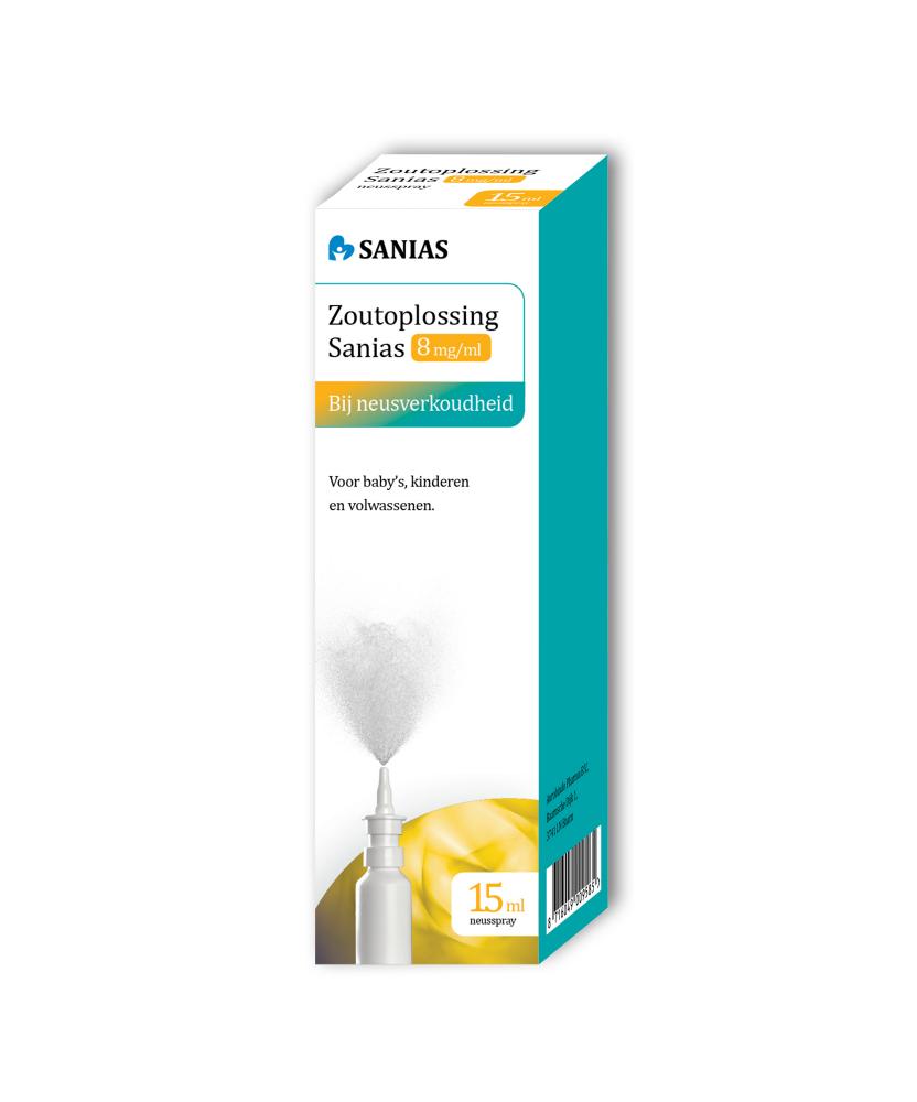 Zoutoplossing neusspray 8 mg/ml