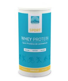 Sport wei whey proteine concentraat vanille