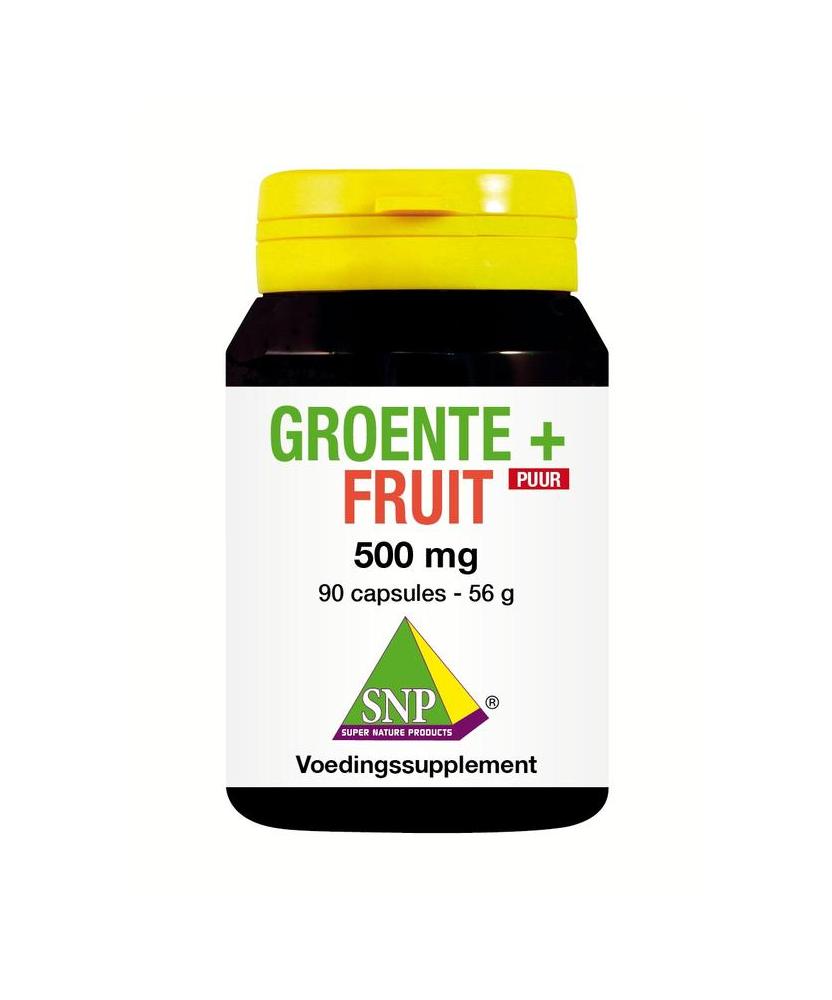 Groente & fruit 500 mg puur