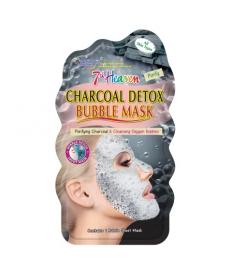 7th Heaven face mask charcoal detox bubble sheet