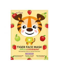Tiger sheet face mask apple & strawberry