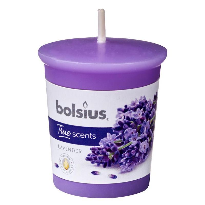 Votive 53/45 rond true scents lavender
