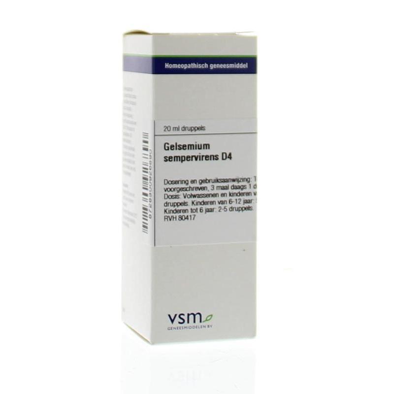 Gelsemium sempervirens D4
