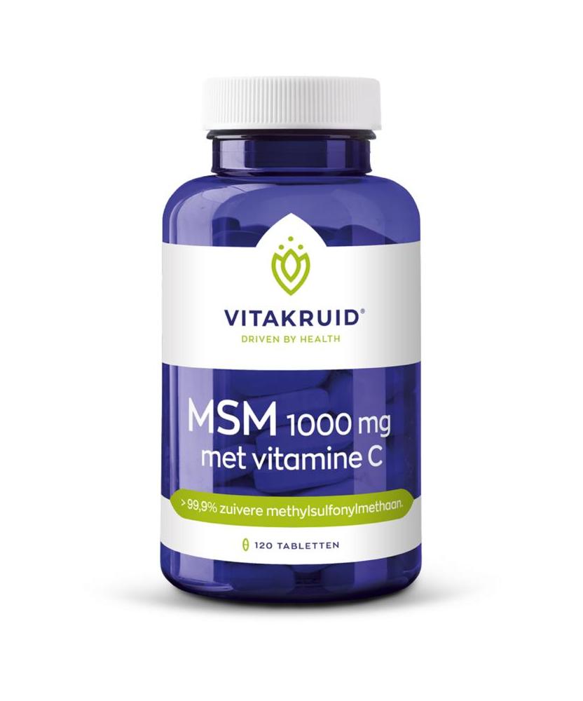 MSM 1000 mg + vitamine C