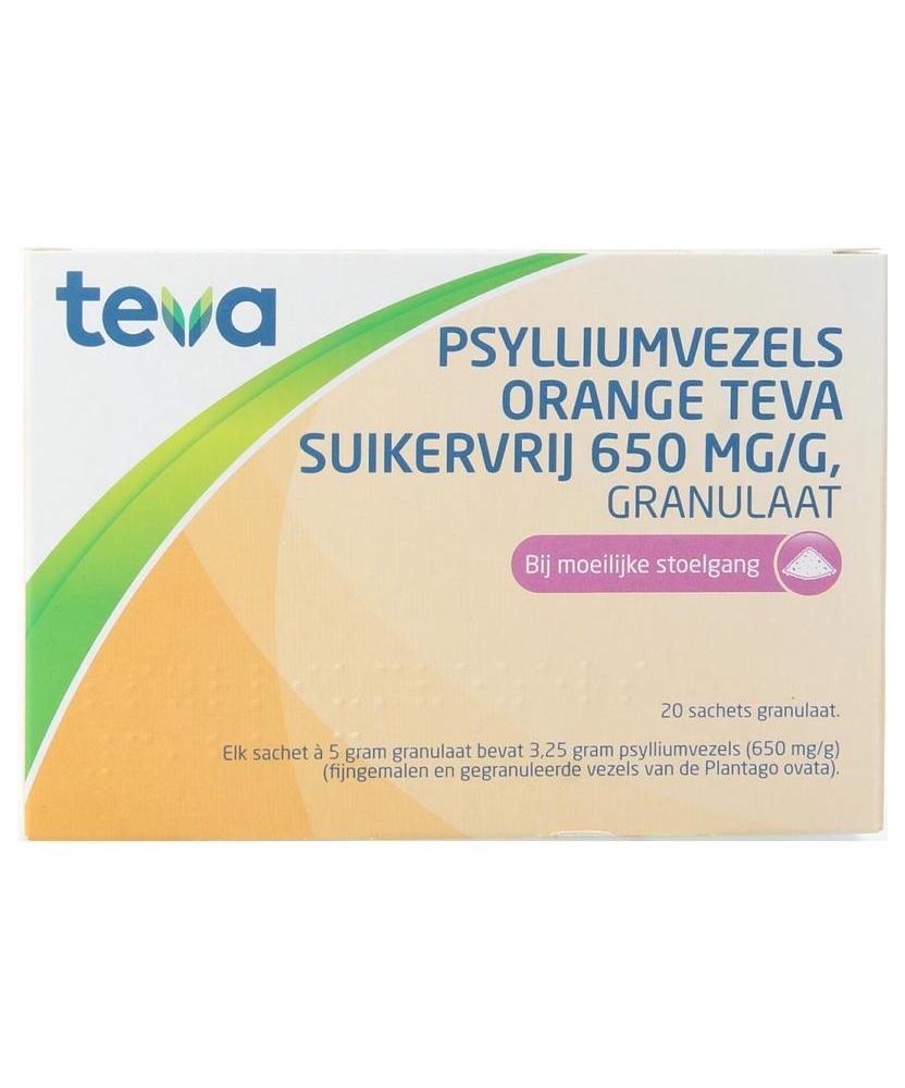 Psylliumvezels orange granulaat SKV