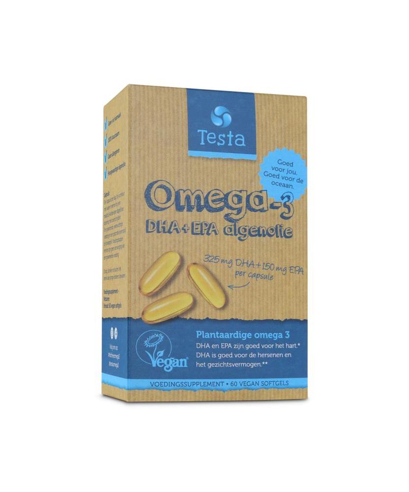 Omega 3 algenolie 300mg DHA + 125mg EPA vegan