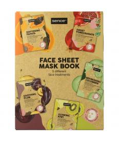 Planet love book face mask