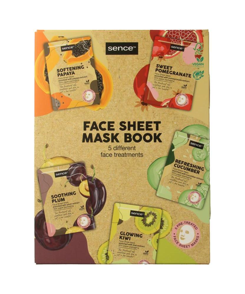Planet love book face mask
