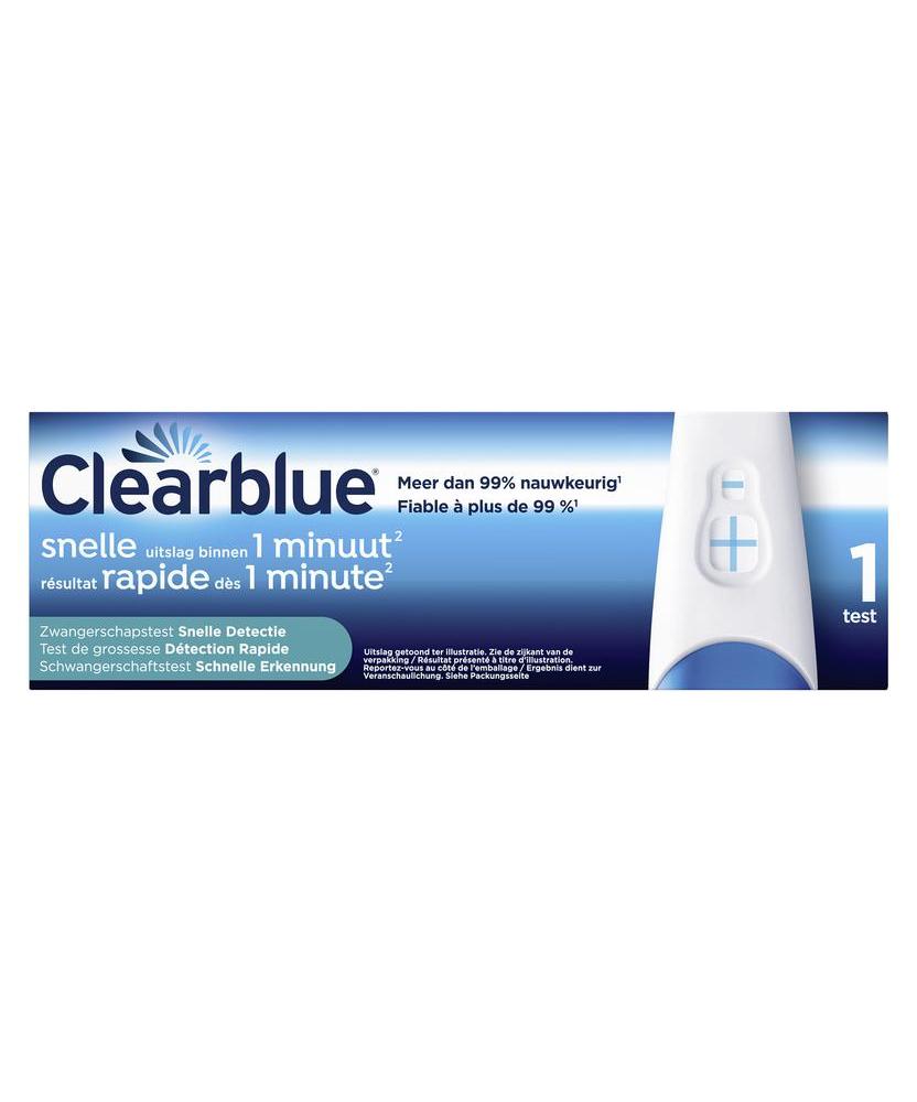 Clearblue snelle detectie