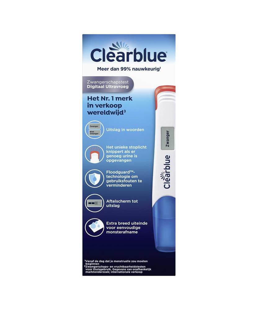 Clearblue digitaal ultra vroeg