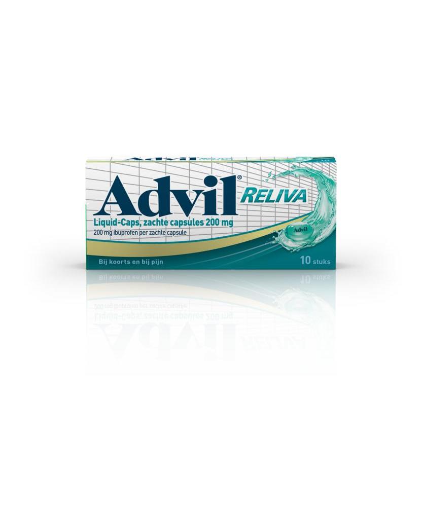 Advil reliva liquid caps 200