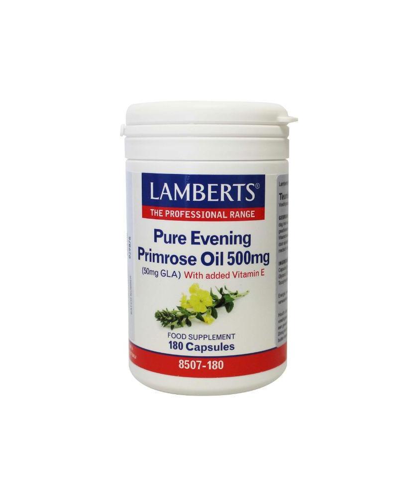Teunisbloemolie 500 mg (pure evening primrose oil)